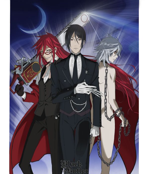 Wallscroll Black Butler Sebastien, Grell & Pluto
