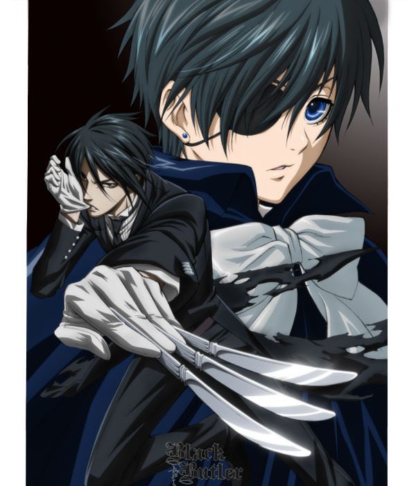 Wallscroll Black Butler Knives
