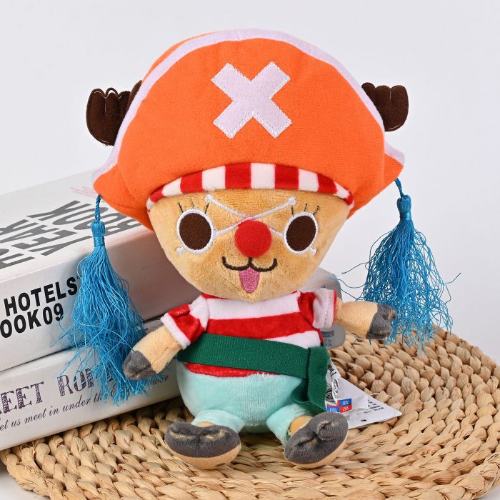 PRECO LIVRAISON FIN JUILLET 2024 - Peluche One Piece -  Chopper Buggy- New World Version - 25cm