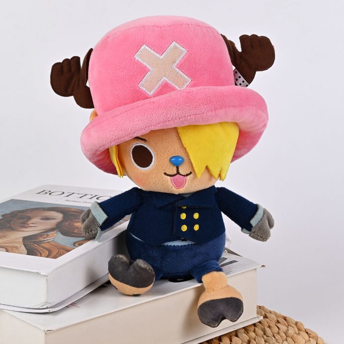 PRECO LIVRAISON FIN JUILLET 2024 - Peluche One Piece -  Chopper Sanji- New World Version - 25cm