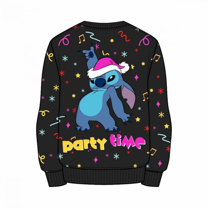Pull de Noël Disney Stitch Party Time