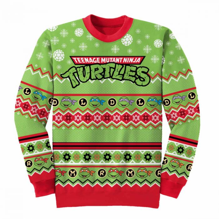 Pull de Noël Tortues Ninjas