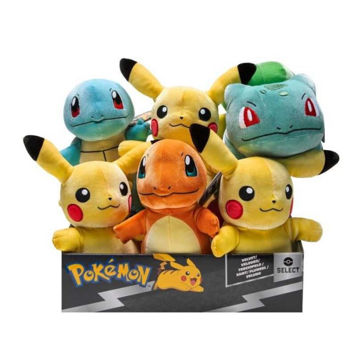 Pack 6 Peluches Pokemons 21cm