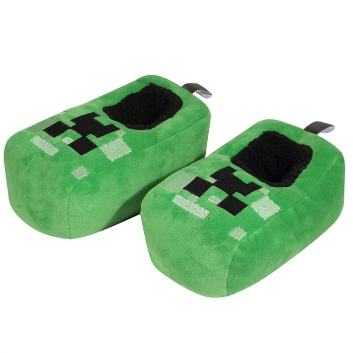 Chaussons Minecraft Creeper
